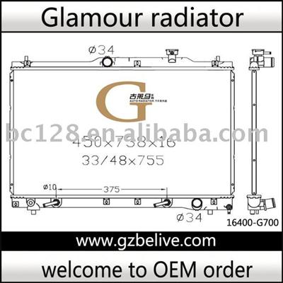 Radiator Auto -TOYOTA Estima/Previa ACR30 AT 16400-28100