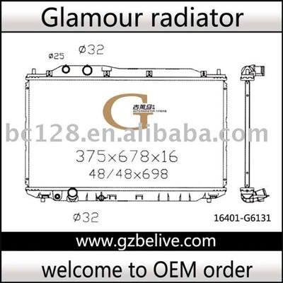 car Radiator Auto - MT 19010-RNA-A01