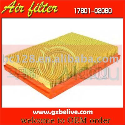air conditioning filter for TOYOTA COROLLA 17801-02060