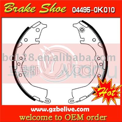 brake shoe lining for TOYOTA HIACE RZH 04495-0K010