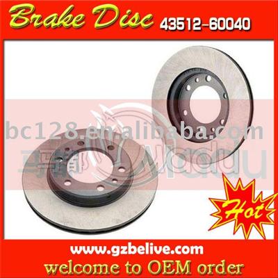 auto brake disc for TOYOTA LAND CRUISER 43512-60040