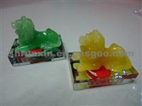 YY064 Lion Coloured Glaze Car Perfume