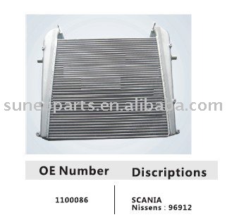 SCANIA Intercooler 1100086