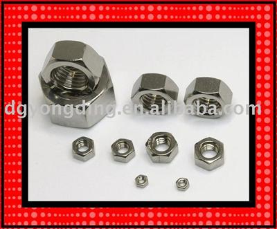 high quality stainless steel hex nut din 934 SS-42