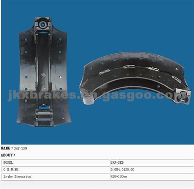 SAF-SK9 Steel Brake Shoes OEM 3.054.0120.00
