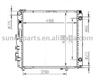 BENZ 126 260SEL'88-91 Radiator 1265004103