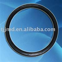 Front wheel hub oil seal assembly