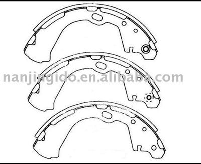 Nissan brake shoes K1210