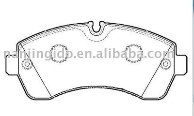 Benz Sprinter brake pads 0044208220