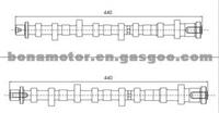Camshaft Nissan YD25 13020-AS202