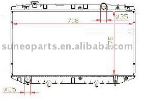 TOYOTA CRESS PA 89-92 SX80 Radiator