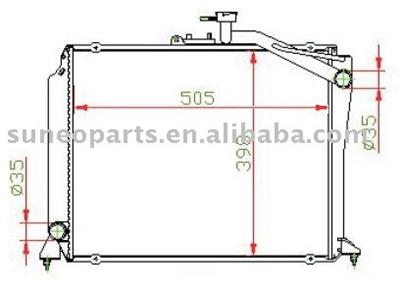 TOYOTA HIACE(GAS) Radiator 16400-75071