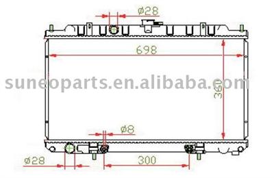 NISSAN SUNNY 2002 N16 Radiator 21460-4M400