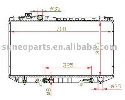 TOYOTA CRESSIDA 89-92 GX81 Radiator 16400-70341