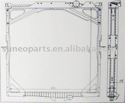 VOLVO Radiator 1276435/676435/6358112565/2961/31908149683,8500327