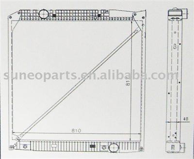 MERCEDES BENZ Radiator 942 500 0903/1503