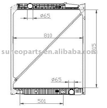 MERCEDES BENZ Radiator 942.500.1203/2903