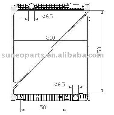 MERCEDES BENZ Radiator 942.500.1103/1703/2903