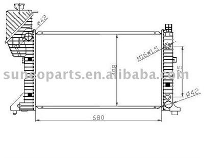 MERCEDES BENZ Radiator 901.500.3400