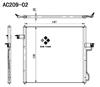 A/C condenser(AC209-02)