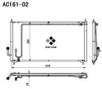 A/C condenser(AC161-02)