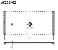 A/C condenser(AC229-02)