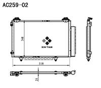 A/C condenser(AC259-02)