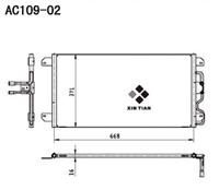 A/C condenser(AC109-02)