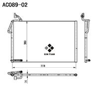 A/C condenser(AC089-02)