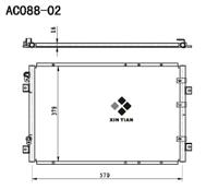 A/C condenser(AC088-02)