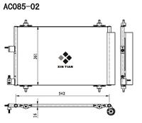 A/C condenser(AC085-02)