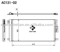 A/C condenser(AC131-02)