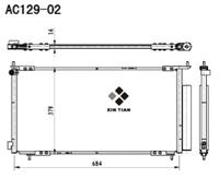 A/C condenser(AC129-02)