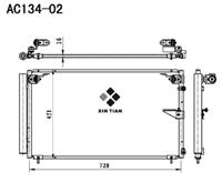 A/C condenser(AC134-02)