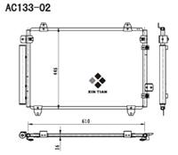 A/C condenser(AC133-02)