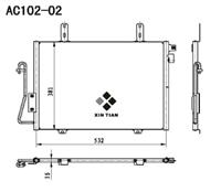 A/C condenser(AC102-02)