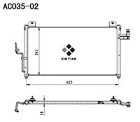 A/C condenser(AC035-02)