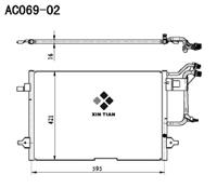 A/C condenser(AC069-02)