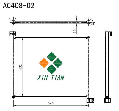 dodge A/C condenser(AC408-02)