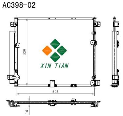 CADILLAC A/C condenser(AC398-02)