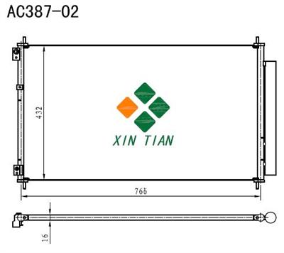 LEXUS A/C condenser(AC387-02)