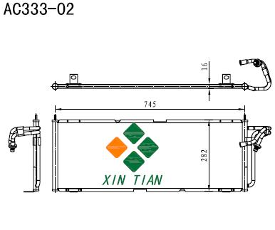 JEEP A/C condenser(AC333-02)