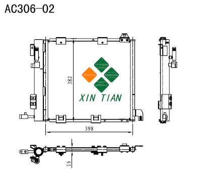 A/C condenser(AC306-02)