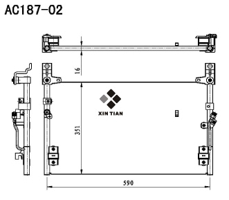 car condenser(AC187-02)