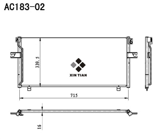 A/C condenser(AC183-02)