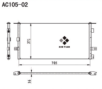 A/C condenser(AC105-02)