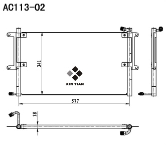 A/C condenser(AC113-02)