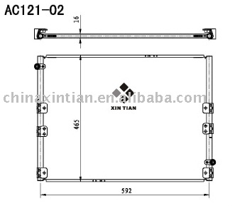 A/C condenser(AC121-02)