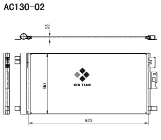 A/C condenser(AC130-02)