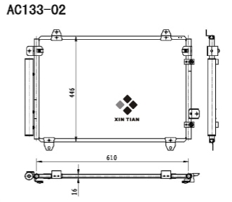 A/C condenser(AC133-02)